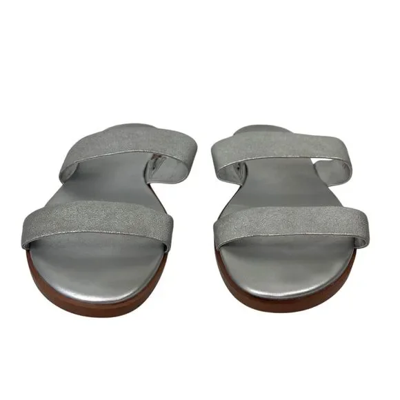 Cole Haan Findra II Slide Sandal Metallic Silver W09695 Women's Sz 9B - Picture 5 of 11